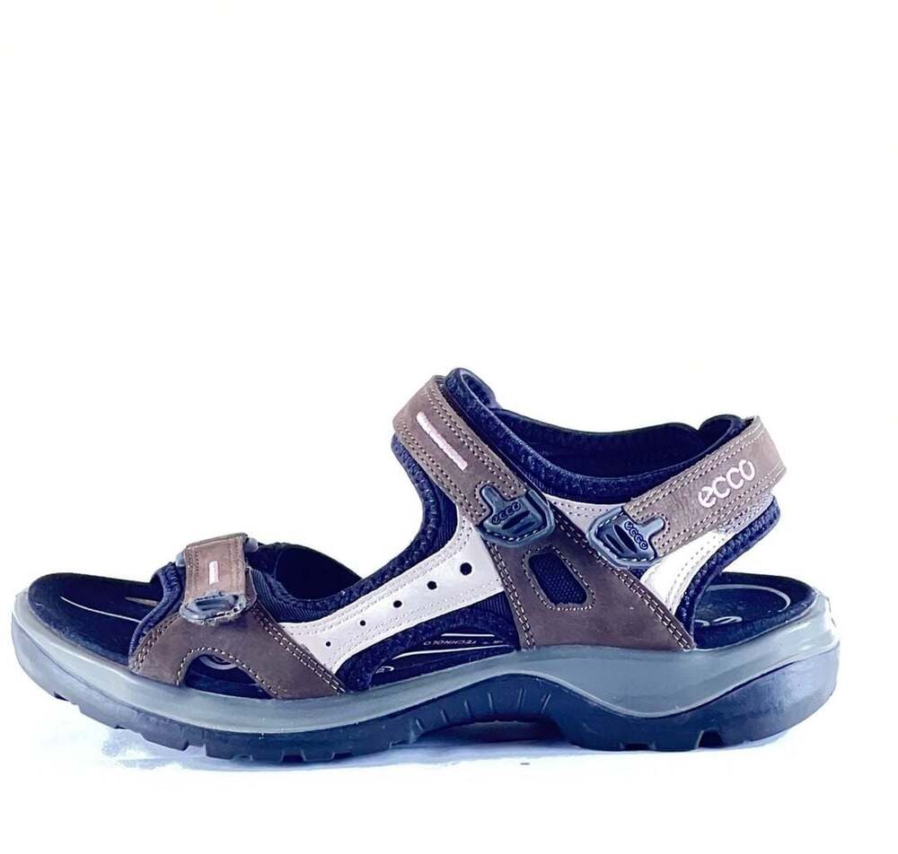 ECCO Receptor Women’s US 8-8.5 EU 39 Brown Leather Hiking Walking Sandals